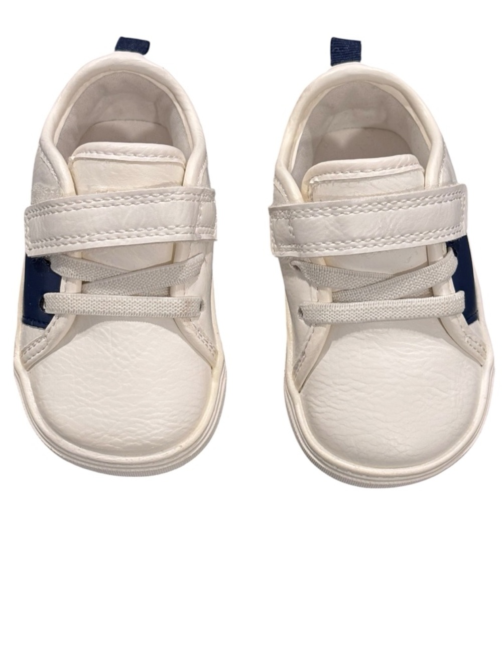 Carter's Toddler Boy White Sneakers with Navy Accent